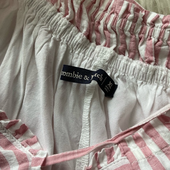 Abercrombie Pink Striped Babydoll Dress - Picture 4 of 8